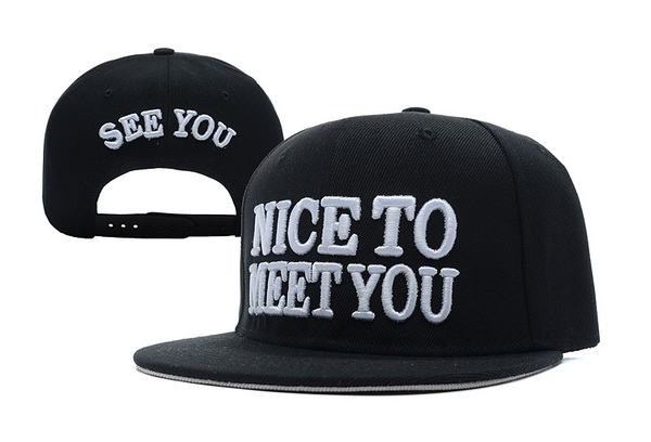 Winfield Nice To Meet You Snapback Hat #01